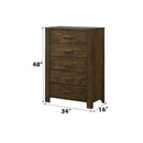 Merrilee - Chest - Oak - Atlantic Fine Furniture Inc