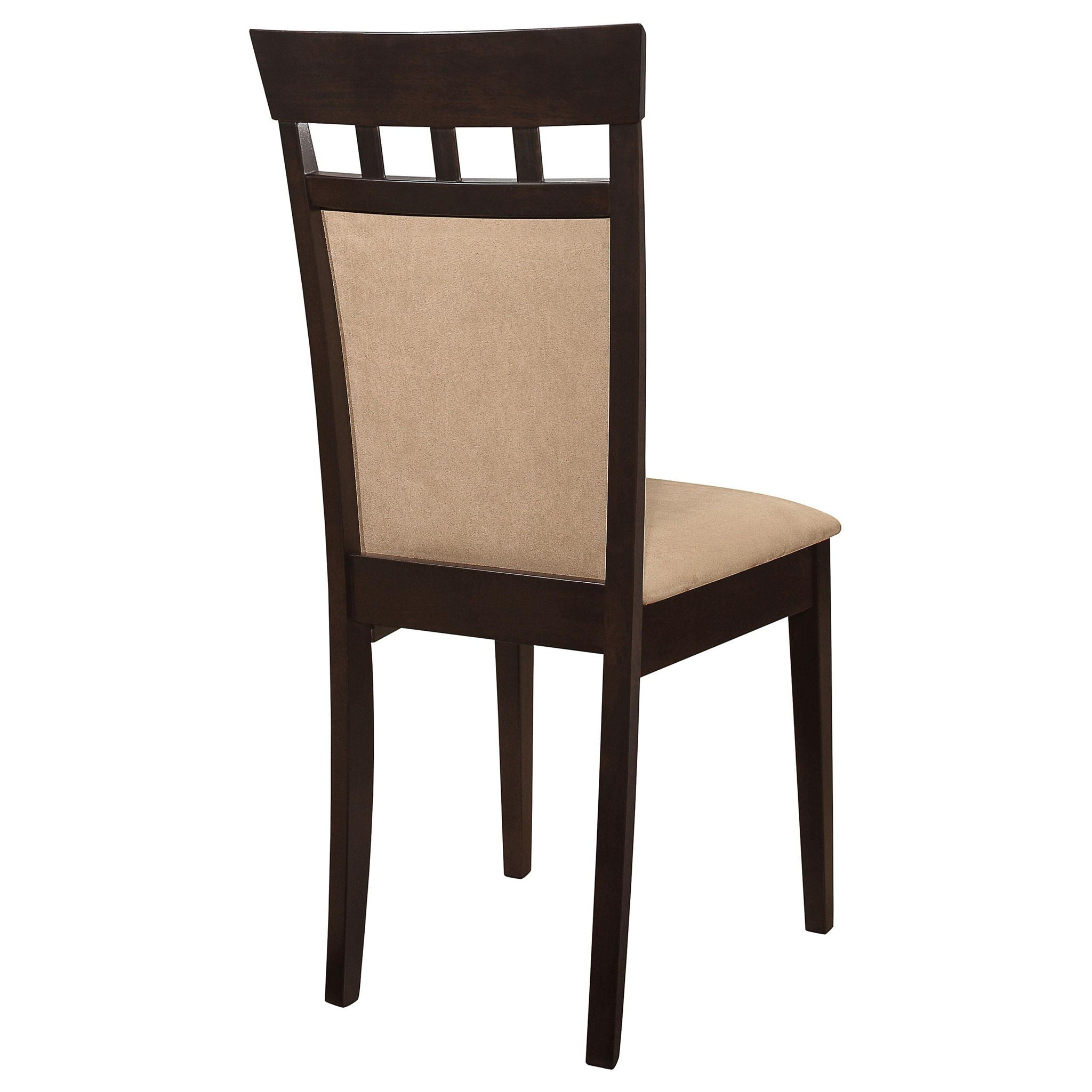 Gabriel Closed Back Dining Side Chair Cappuccino (Set of 2) - Atlantic Fine Furniture Melbourne FL