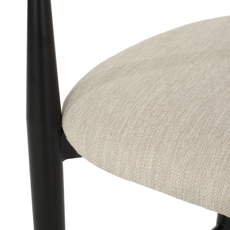 Upholstered Bar Stools With Backs For Kitchen Island (Set of 2)