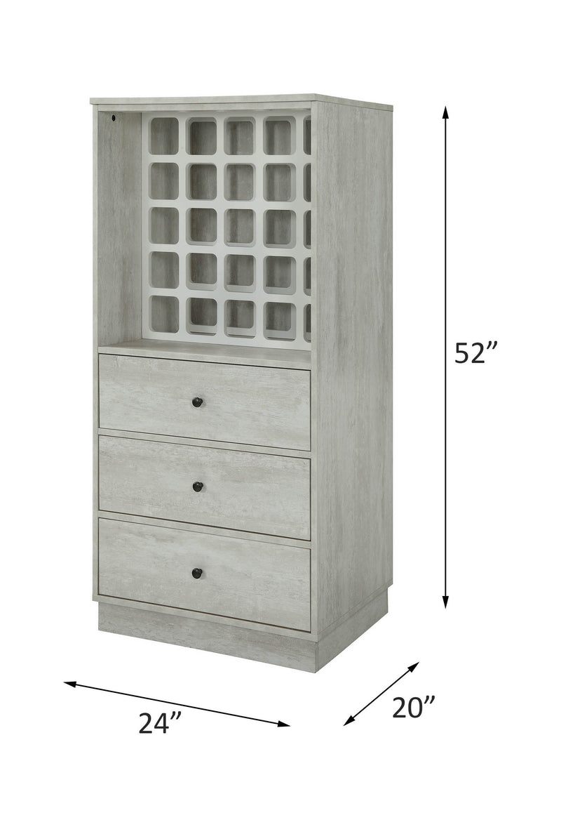 Wiesta - Wine Cabinet - Antique White