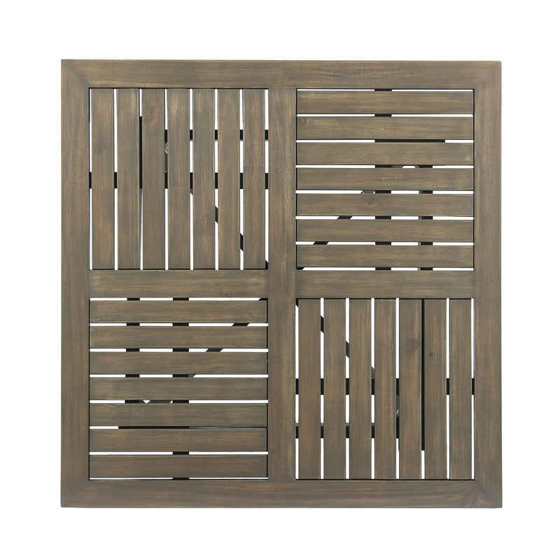 Hermosa - Stylish Outdoor Acacia Wood Table - Teak Gray