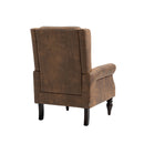 Modern Accent Armchair With Sturdy Wood Legs