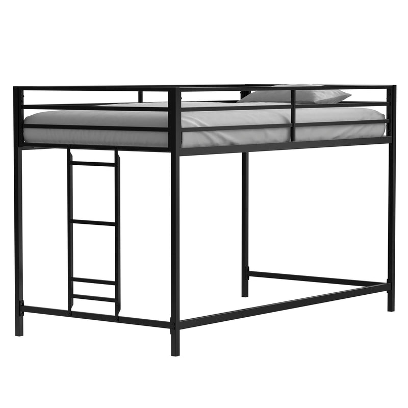 Adam - Junior Twin Loft Bunk - Black