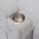 U Shaped Sectional Sofa Bed With Storage Chaise Lounges, USB Ports, And Cup Holders