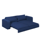 Sleeper Pull Out Sofa Bed, 3 In 1 Convertible Chaise Lounge