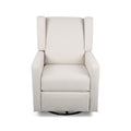 Landau Contemporary Fabric Upholstered Swivel Recliner