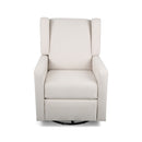 Landau Contemporary Fabric Upholstered Swivel Recliner