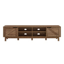 Rustic Barndoor Open-Storage TV Stand For TVs Up To 80"