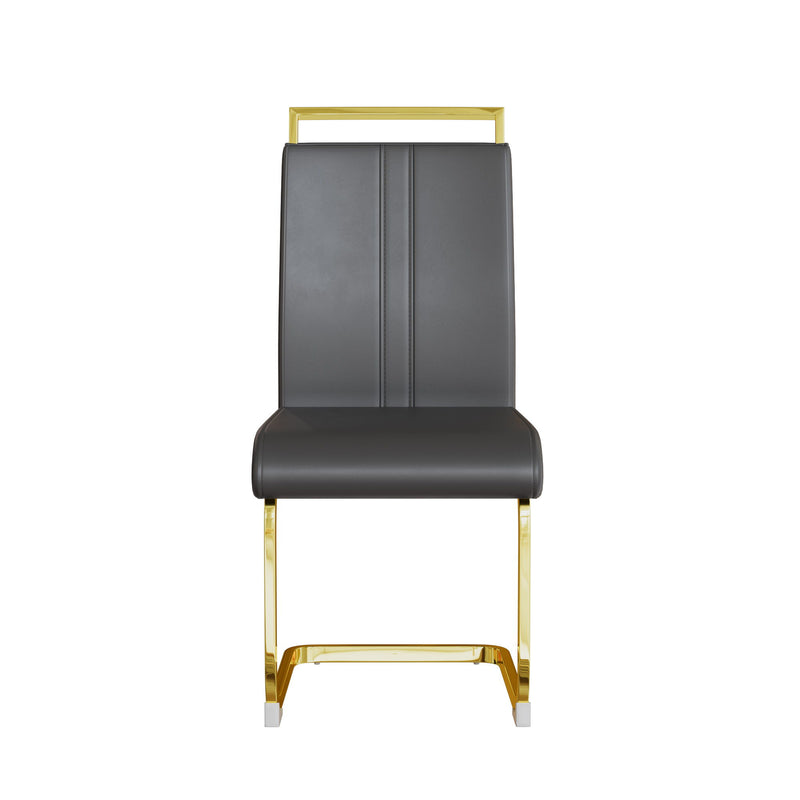 Side Dining Room Chair, Padded Seat High Back
