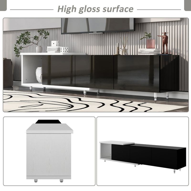 Modern Stylish Extendabletv Stand TV Cabinet For 80" TV