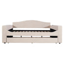 Upholstered Daybed With Storage Armrests, Trundle And Latest Integrated Bluetooth Audio System