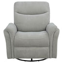 Adler - Upholstered Power Swivel Glider Recliner