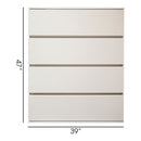 Liv - 4 Drawer Contemporary Wood Chest