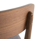 Elegant Fabric Dining Chair With Cushioned Seat