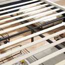 Modern Cushioned Bed Frame With Headboard And Drawers