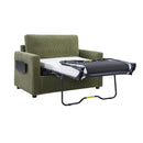Sleeper Sofa With Foldable Mattress, USB Ports, Side Table & Storage Pocket