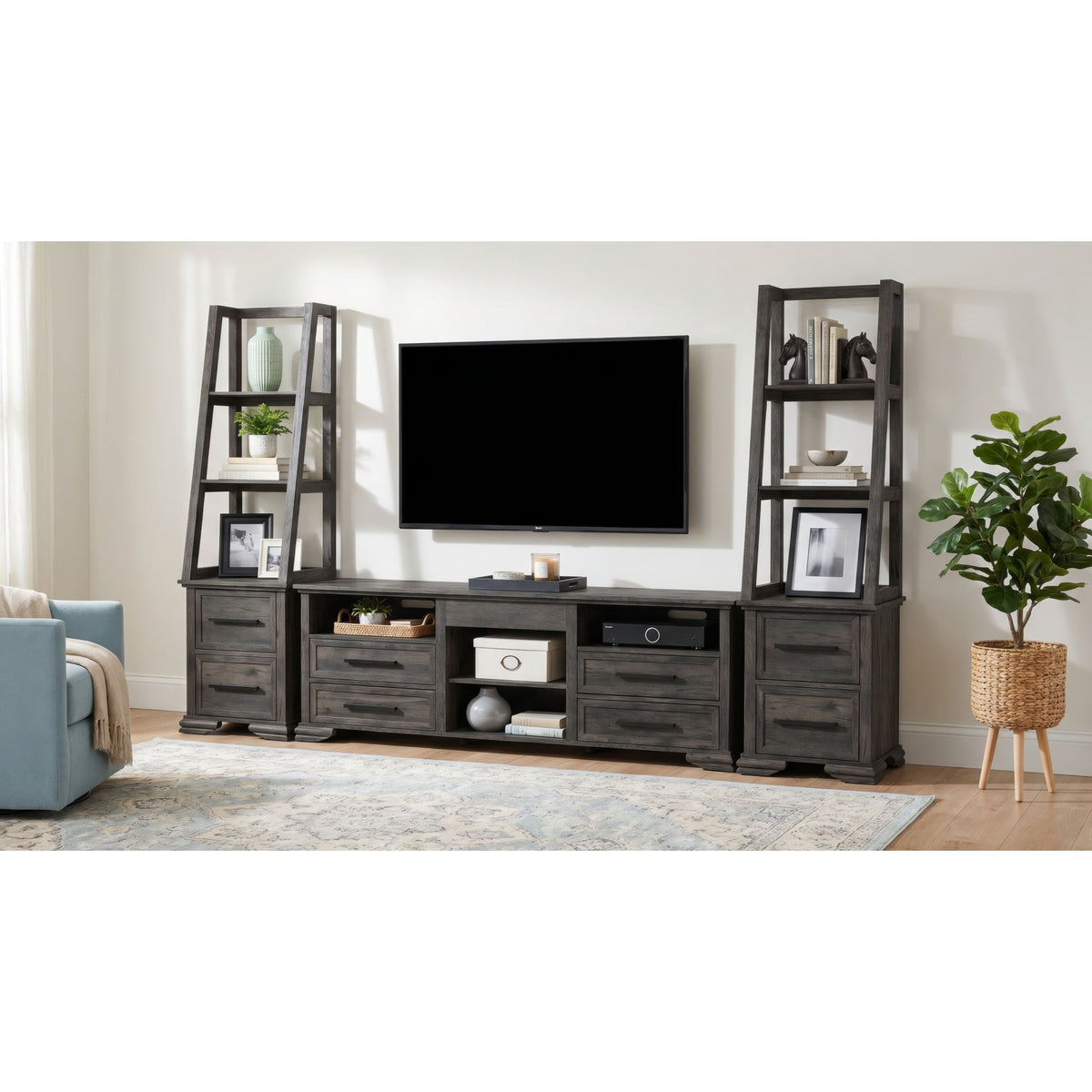 Park Ridge Side Piers in Charcoal by Elements International, view 10
