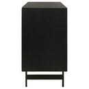 Aminah - 3 Door Wood Accent Cabinet - Natural And Black