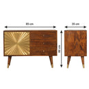 Manila - Sideboard, 3 Drawer - Chestnut