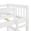 Bunk Bed With Ladders And 2 Storage Drawers