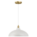 Astral - Single Light Pendant Lamp For Entrance Kitchen Island - Gold / White