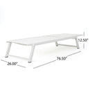 Myers - Chaise Lounge - White