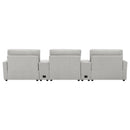 Collins - 5-Piece Power Reclining Home Theater Seating