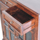 Glazed Cabinet - Cherry