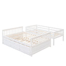 Bunk Bed With Twin Size Trundle And Drawers