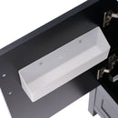 Modern Bathroom Vanity With Ceramic Sink, Solid Frame And Storage Solutions