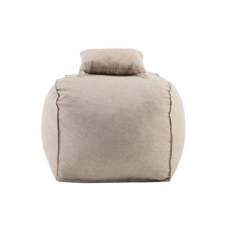 Lemoore - Outdoor Bean Bag Lounge Chair - Dark Beige