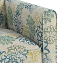 Push Back Upholstered Recliner Armchair