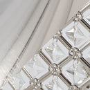 Ashland - Contemporary Table Lamp Square Clear Crystal (Set of 2) - Polished Nickel