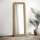 Arini - Cane Weave Full Length Standing Floor Mirror
