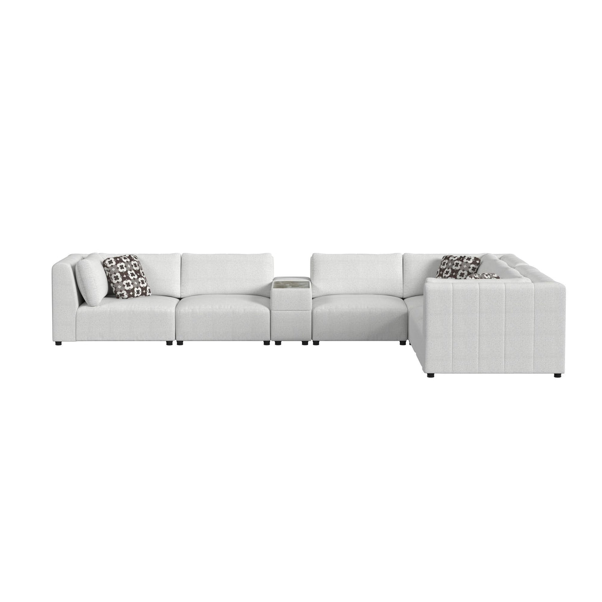 Zandara Modular Set Sectional in Beige by Elements International, view 21