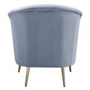 Bayram - Chair - Light Gray Velvet