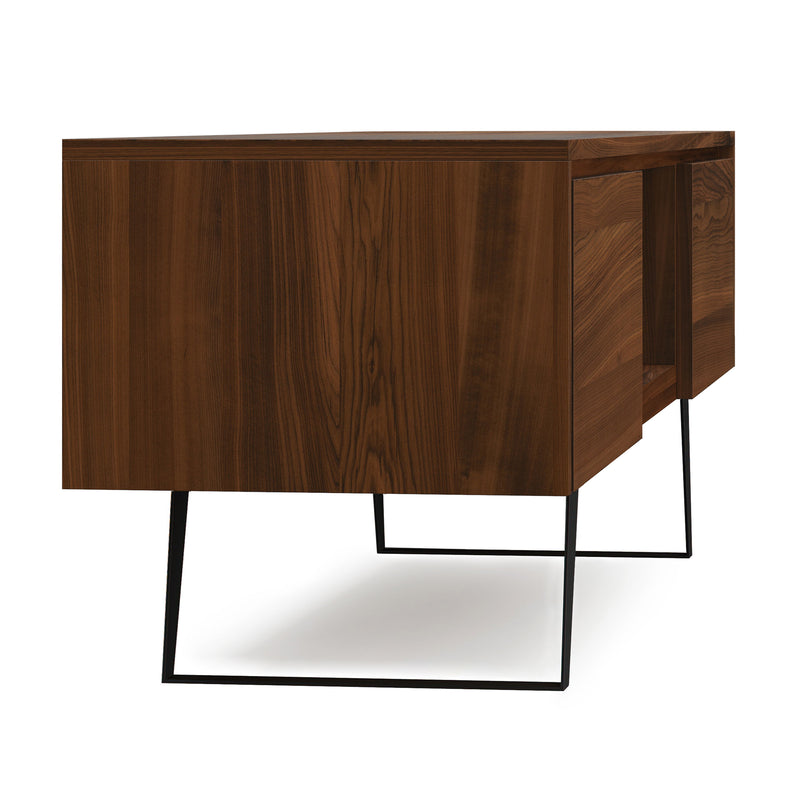 Lowry - Handcrafted TV Media Stand - Walnut