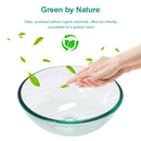 Artistic Tempered Glass Vessel Sink With Pop Up Drain