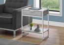 Accent Side Table, Storage Drawer, Spacious Tabletop