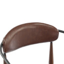 Modern Luxe Dining Arm Chair Set With Upholstery