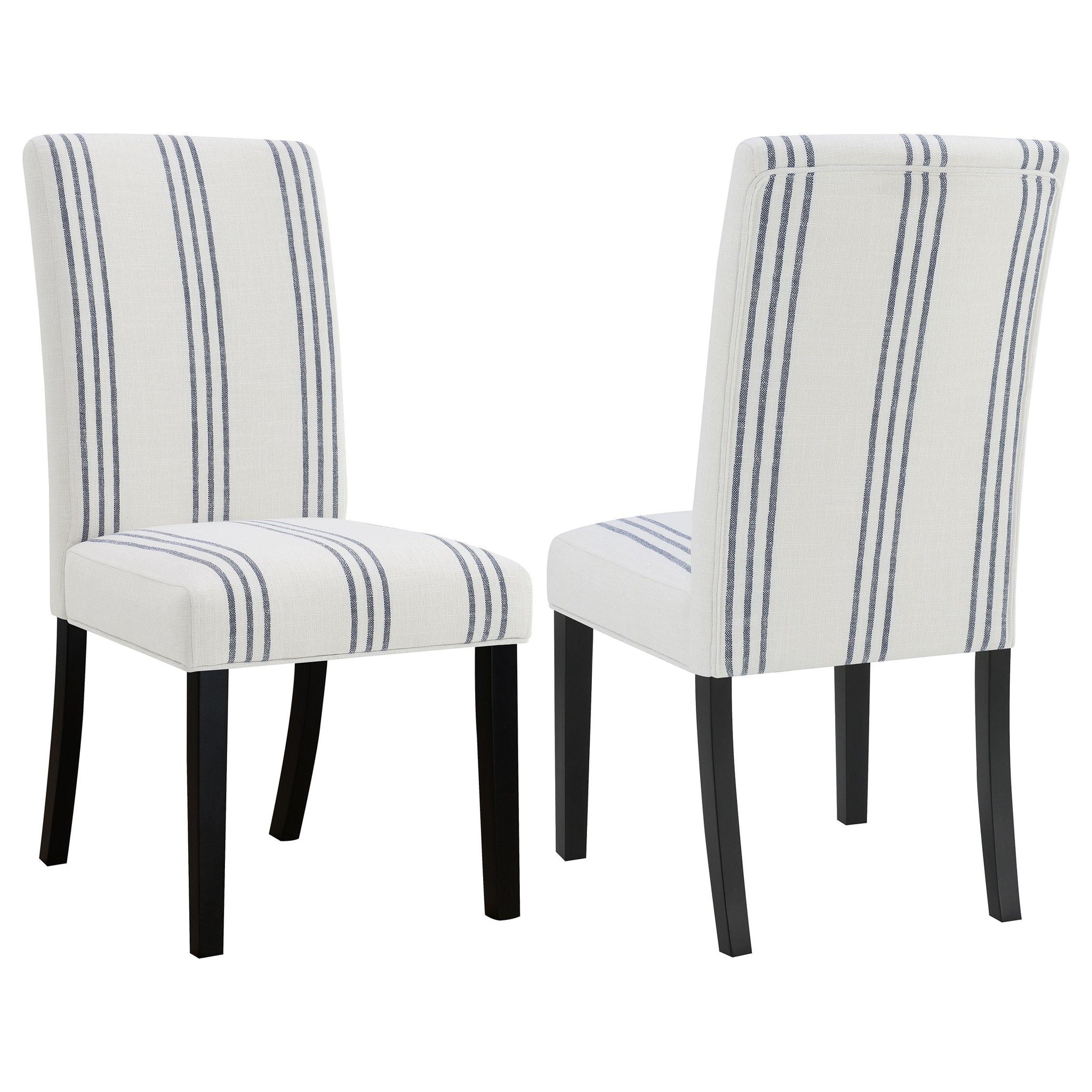 Herran Upholstered Dining Side Chair Beige (Set of 2) - Atlantic Fine Furniture Melbourne FL