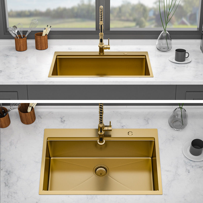 Drop In Kitchen Sink Stainless Steel 16 Gauge