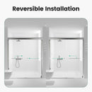 Semi-Frameless Double Sliding Shower Door, Bypass Shower Door, 1 / 4" (6Mm) Thick SGCC Tempered Glass Door