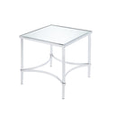 Petunia - End Table - Mirrored & Chrome