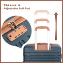 5 Piece Set Hard Case Spinner Wheels Luggage Sets With Tsa Lock