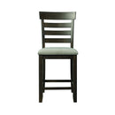 Colorado - Counter Side Chair With Cushion Seat (Set of 2) - Charcoal