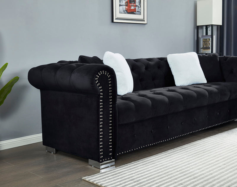 4 Seater Oversized L Shaped Reversible Sectional Sofa