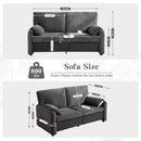 Modern Minimalist Down Filled Sofa