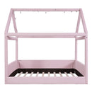 Upholstered House Style Daybed With LED Light Strips