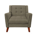 Luminaesque - Fabric Upholstered Armchair With Tufted Back